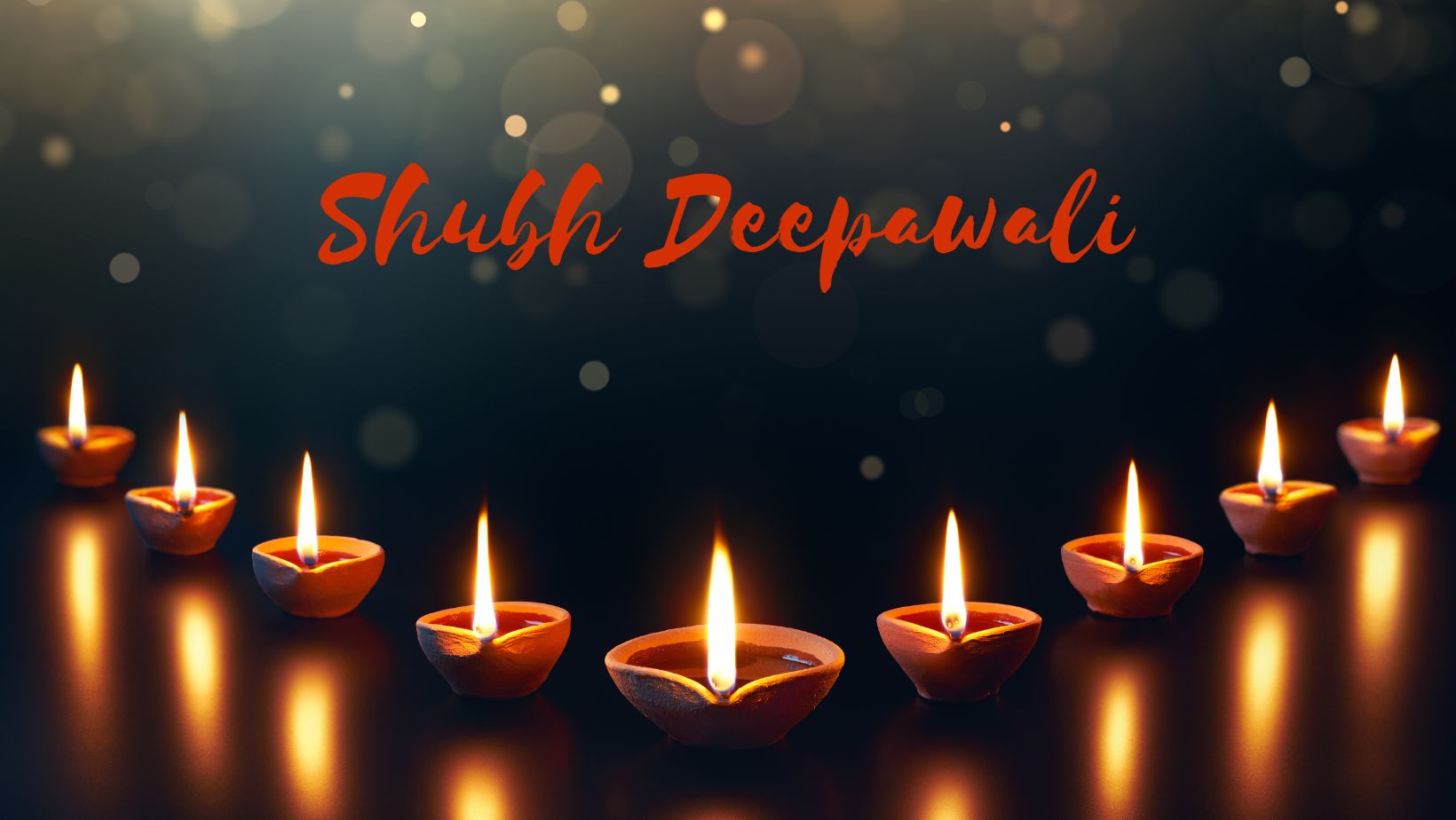 A row of diyas or earthern lamps is called Deepawali in Sanskrit (Diwali)
