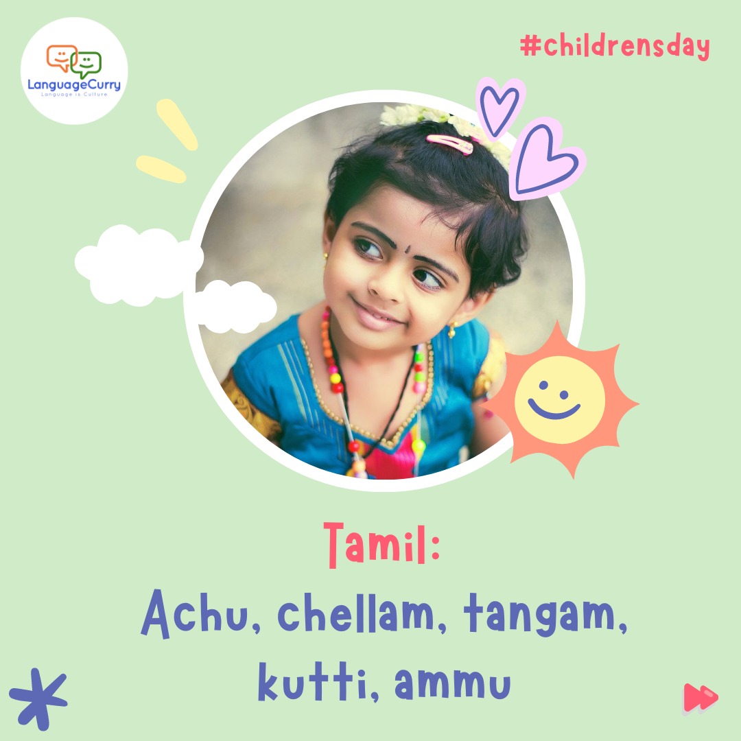Childrens day india tamil names of children