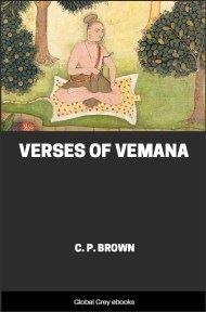 Telugu poetry Verses of Vemana by C B Brown