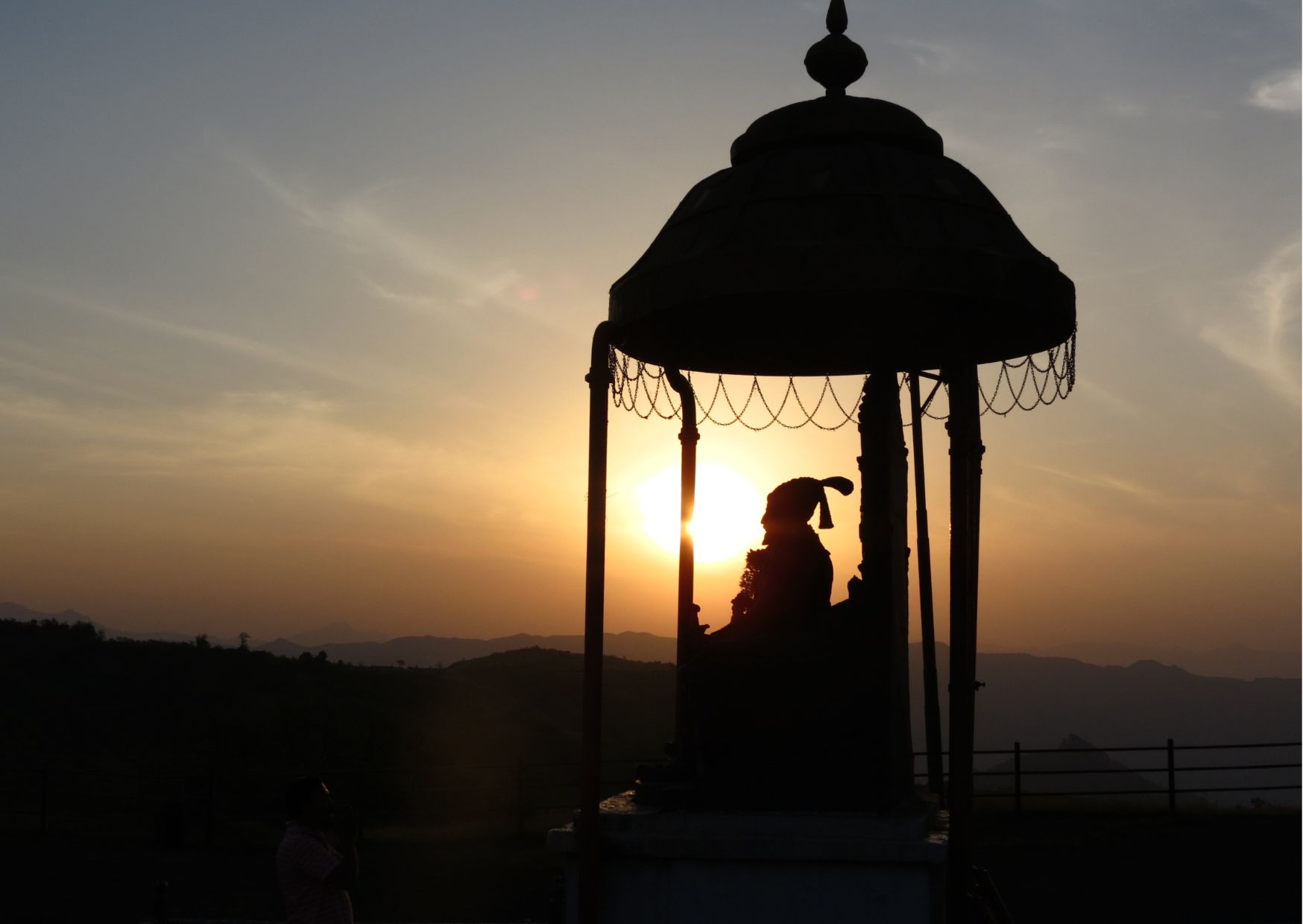 Shivaji statue in Raigarh