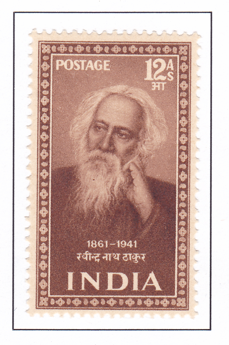 Rabindra Nath Thakur postage stamp