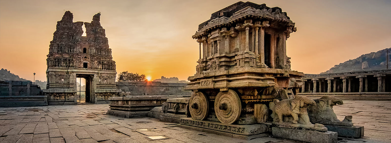Remains of Vijayanagara Empire at Hampi, UNESCO world Heritage site